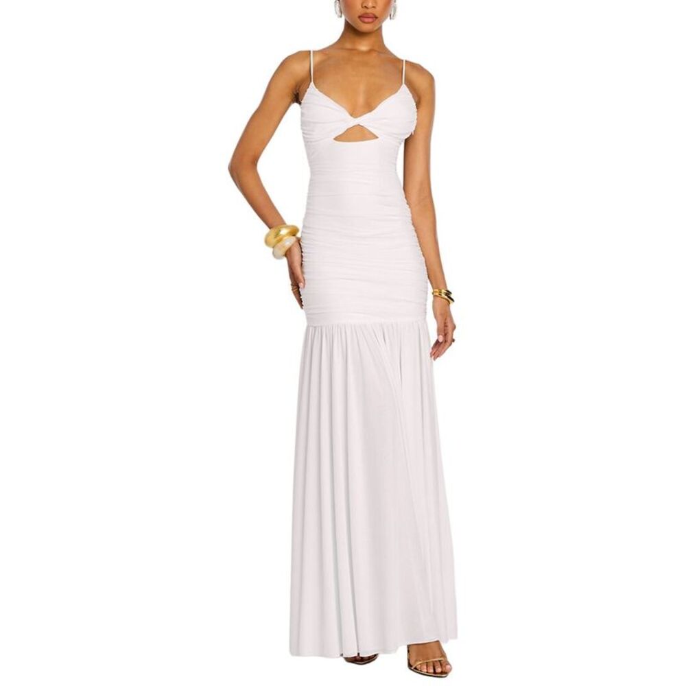 Retrofête Womens  Bristol Maxi Dress, White